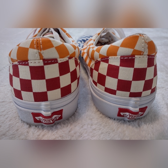 VANS Era Checkerboard Multi-color Skating Shoes Size 9.5M New - Picture 2 of 8